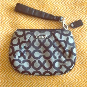 COACH Logo Wristlet